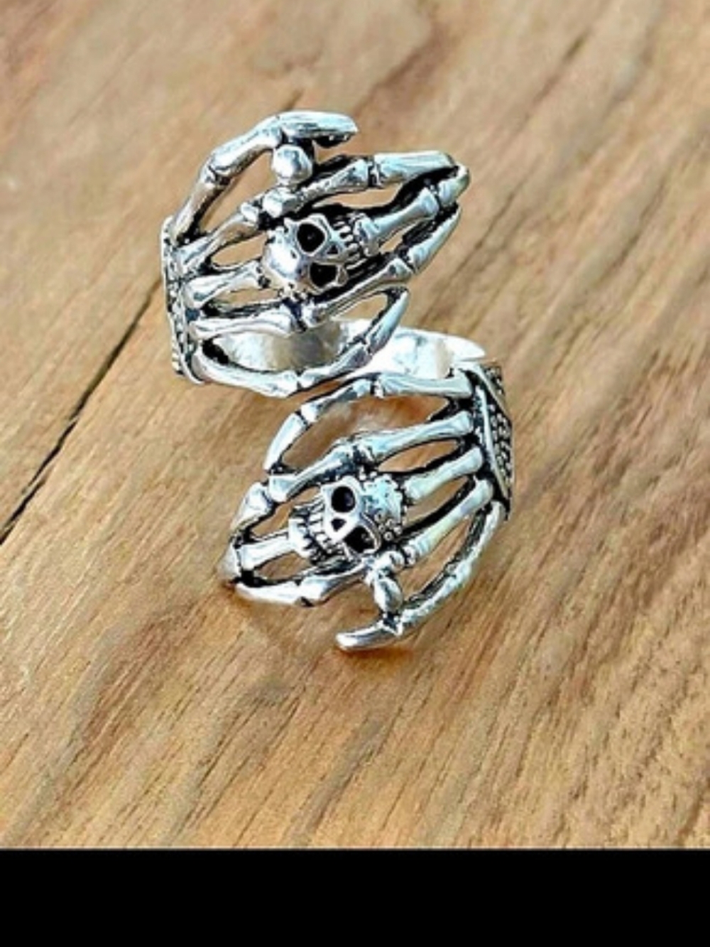 SKULL FINGER RING - Picture 2 of 3